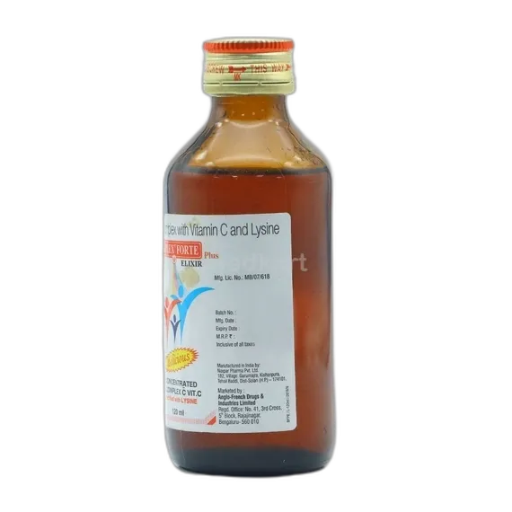 beplex forte plus elixir syrup 120 ml